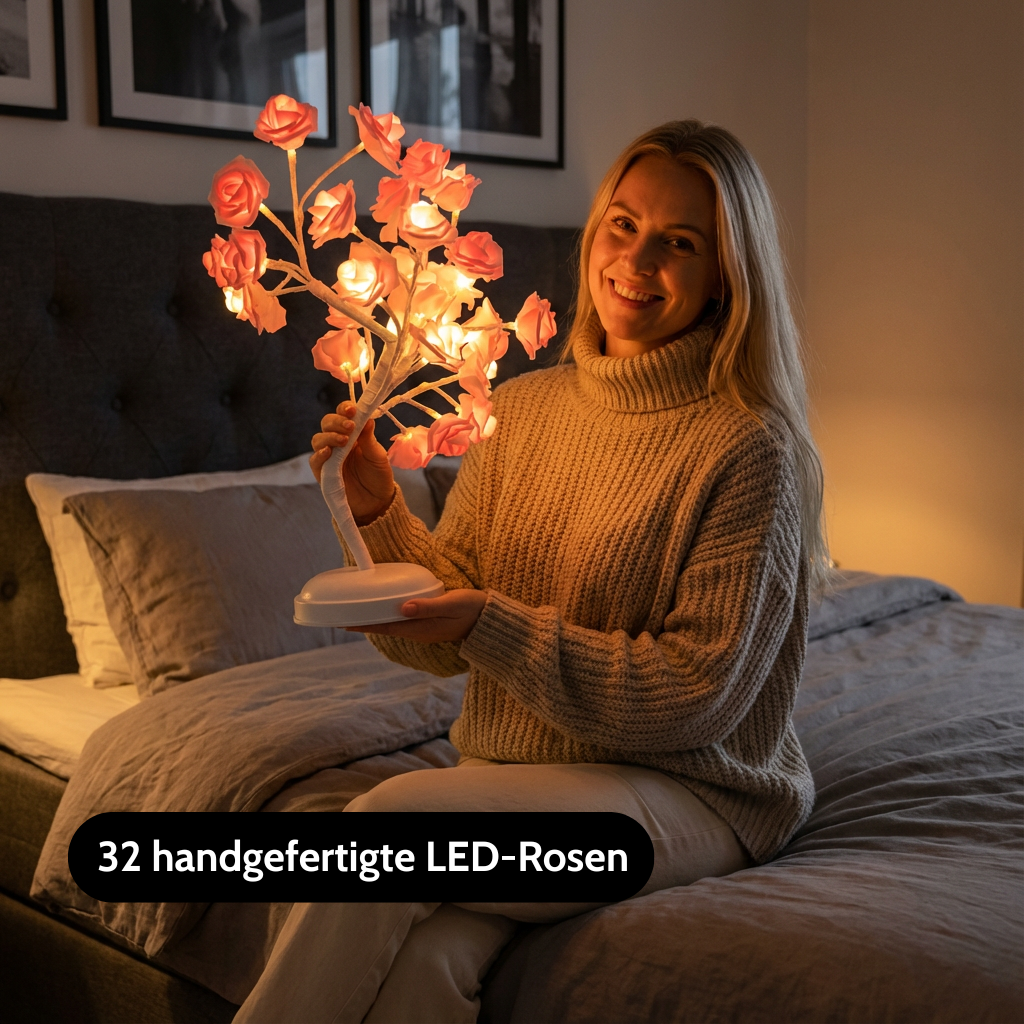 Bäumlein® - mit 32 LED Rosen