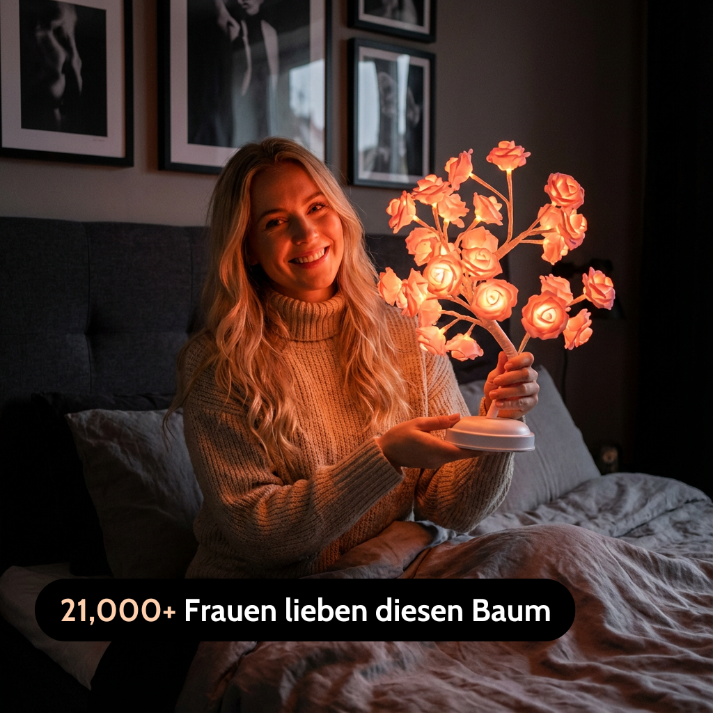 Bäumlein® - mit 32 LED Rosen