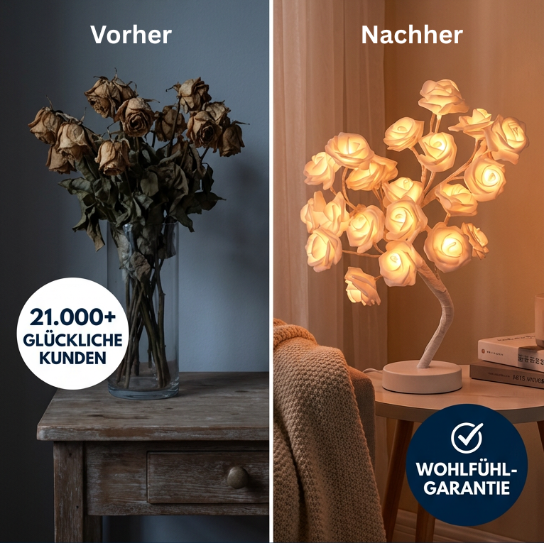 Bäumlein® - mit 32 LED Rosen